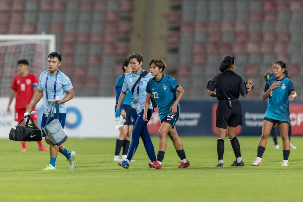 national football physiotherapist covering national football soccer match