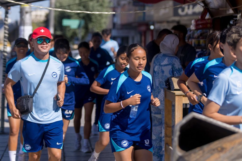 national football physiotherapist covering national football soccer match