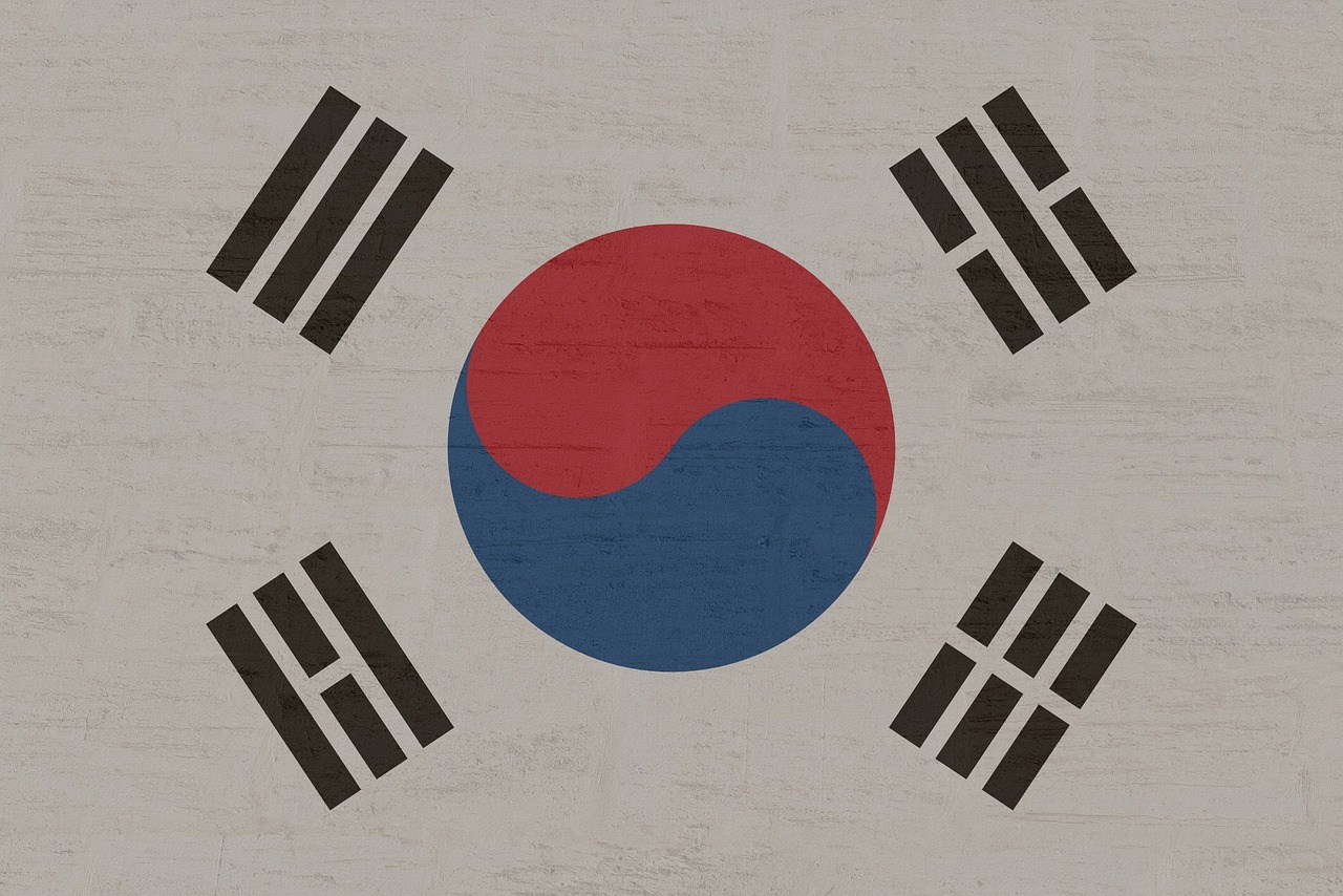 flag, banner, nation, coat of arms, south korea, country, symbol, republic of korea